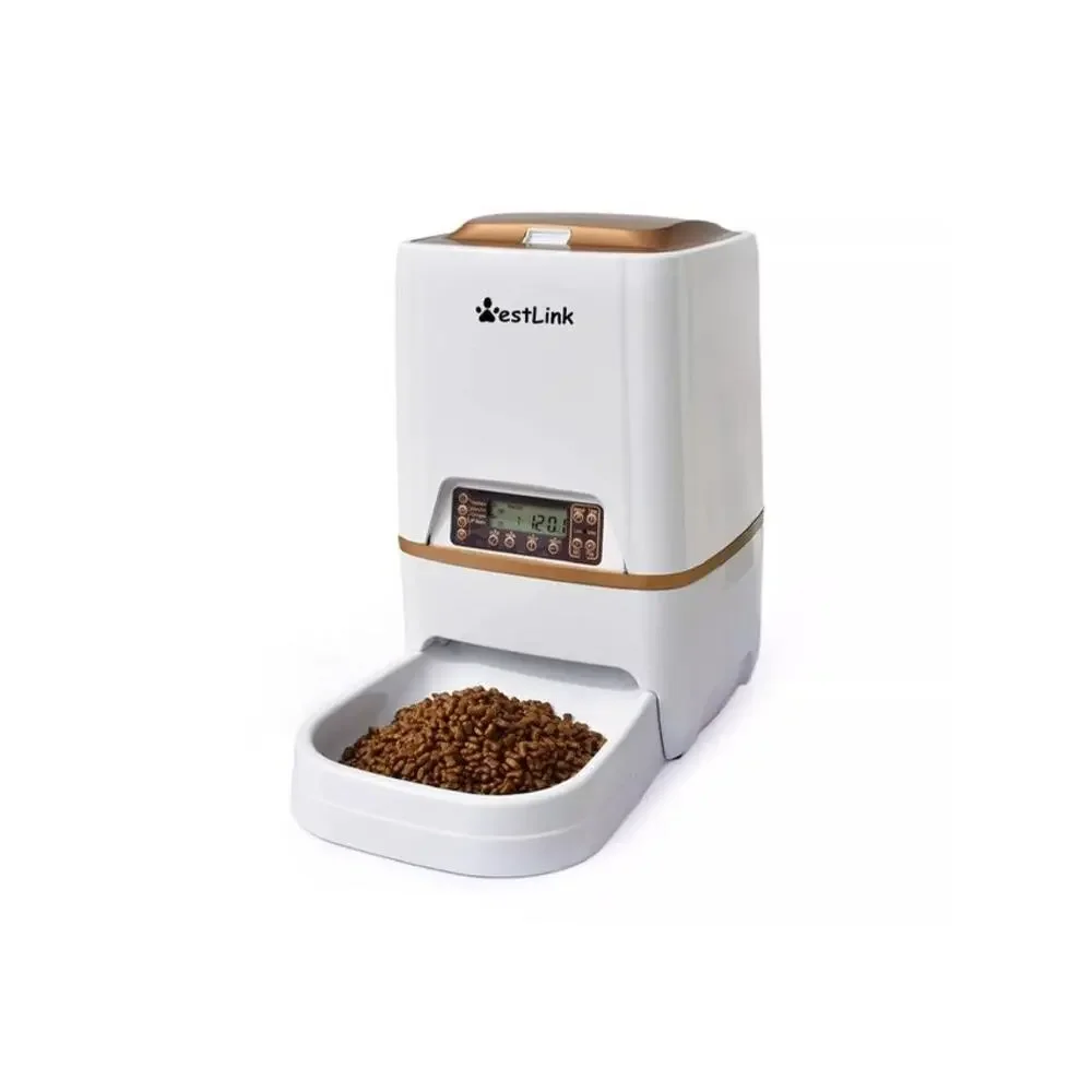 Westlink 6L Automatic Pet Feeder Food Dispenser Cat Dog Voice Recorder and Timer
